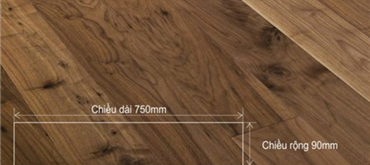 Sàn gỗ tự nhiên óc chó 750x15mm
