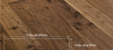 Sàn gỗ tự nhiên óc chó 600x15mm